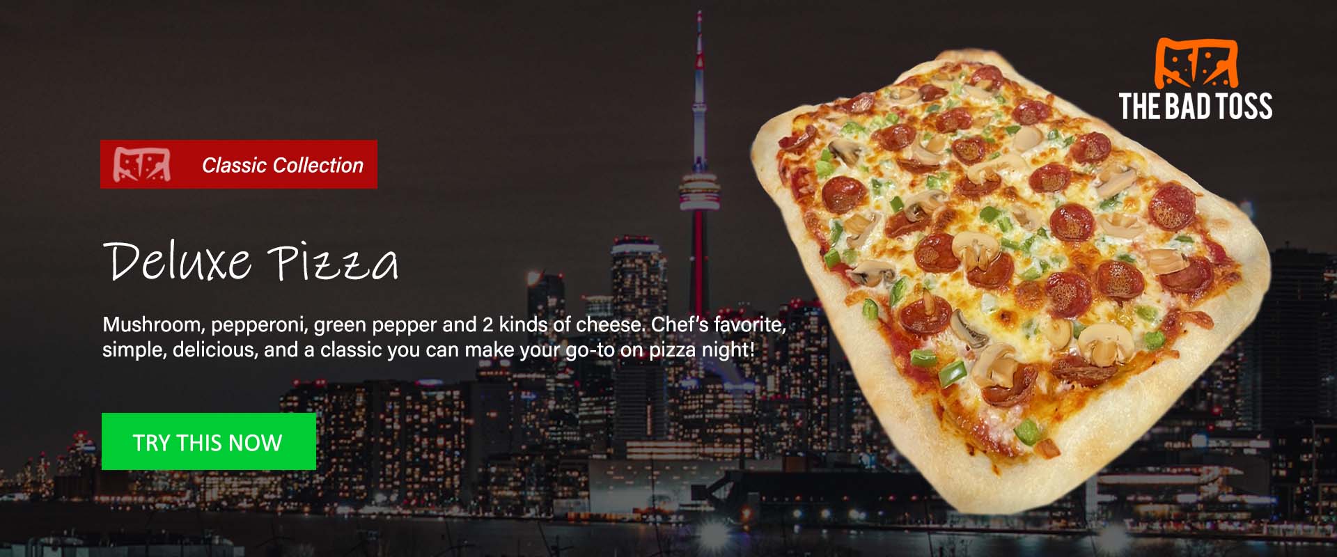 Frozen Deluxe Toronto Pizza