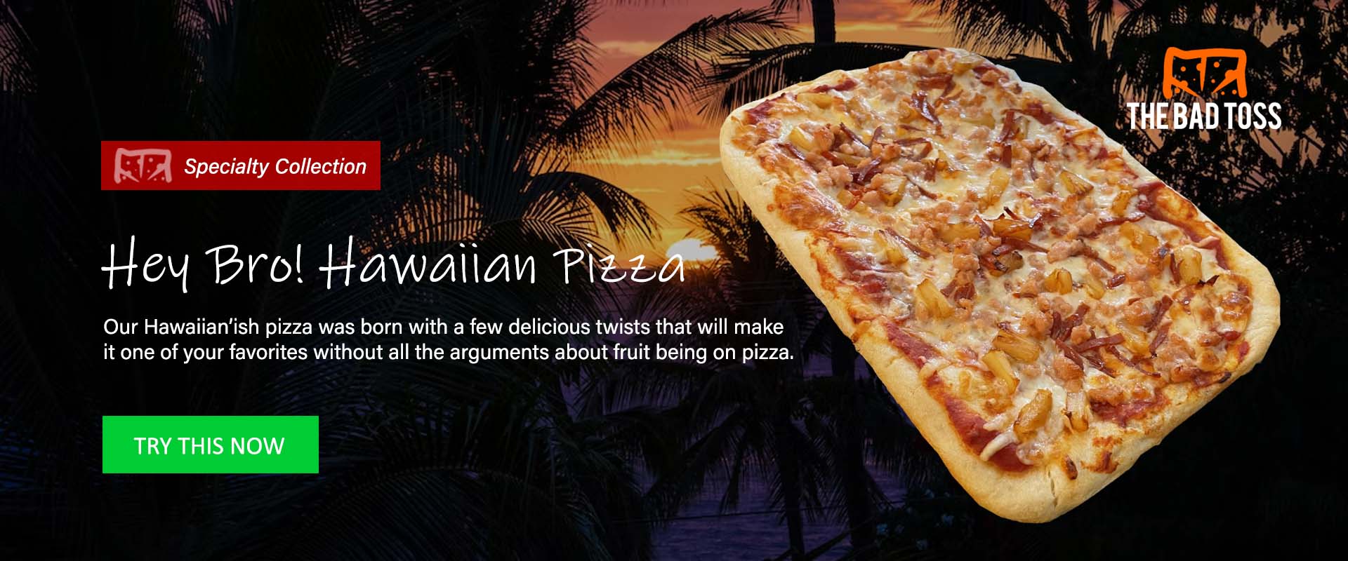 Frozen Hawaiian Pizza